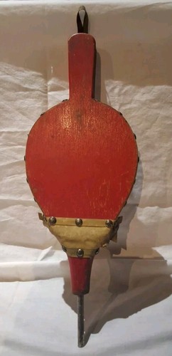 Ancien soufflet pour cheminée - soufflet,
