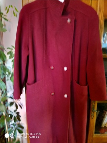 Manteau bordeaux michel - bordeaux,
