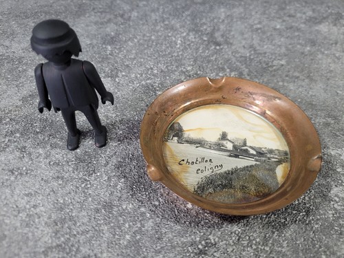 Ancien cendrier cuivre - ancien,