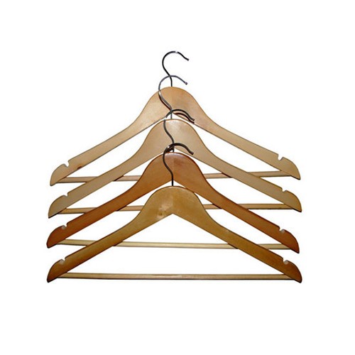 100 cintres bois pour - 100,