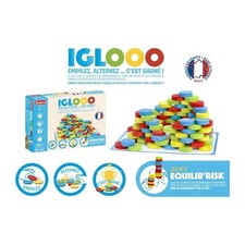 Iglooo 100 Pieces - JEUJURA - Jeu d'Adresse et de Logique avec Palets et Tapis, 