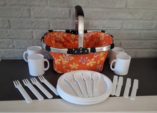 Ensemble panier pique - panier, pique-nique