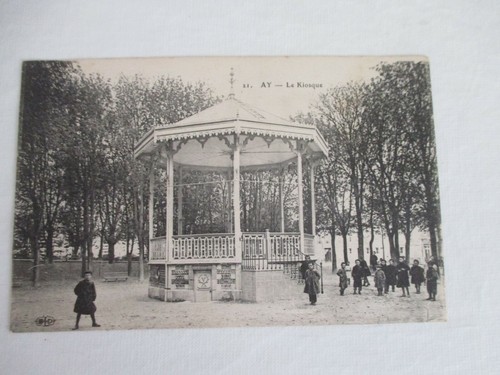 Cpa marne le kiosque - cpa,