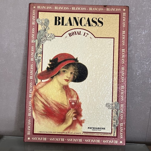 Plaque publicitaire blancass - plaque,
