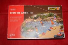 FALLER HO SET DE BATEAUX ET PLANCHES A VOILE 130283 TRAIN ELECTRIQUE NEUF BOITE