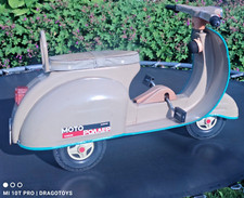 VINTAGE PEDAL MOTO ROLLER 'KROSHKA' MOTOBIKE SCOOTER TOY SOVIET CCCP USSR 1970