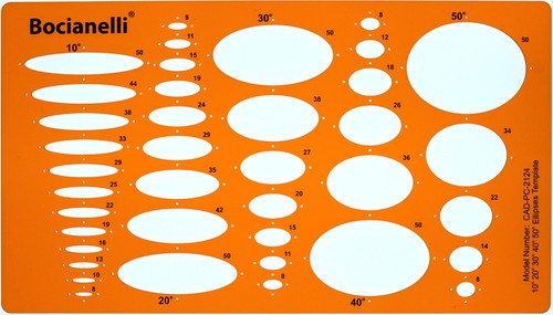 Trace gabarit ellipse ellipses - trace,