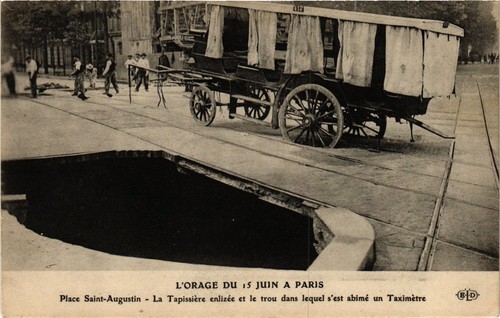 Cpa orage juin a - cpa, l'orage