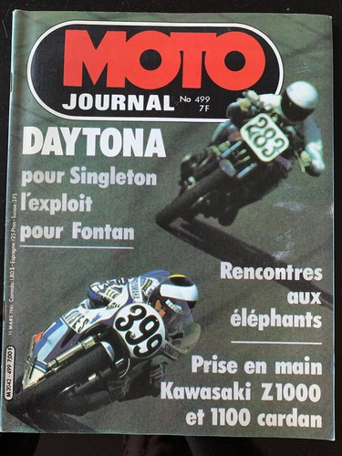Moto journal 499 daytona - journal, n°499;