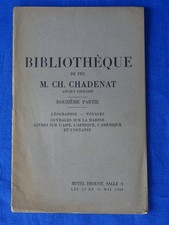 BIBLIOTHEQUE DE FEU M. CH