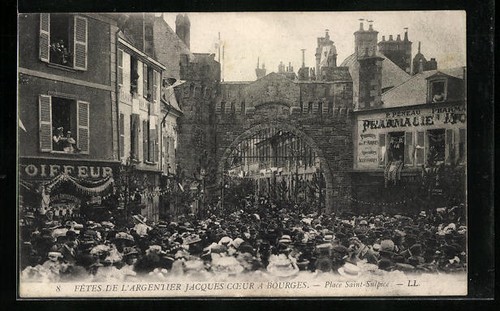 Cpa bourges fêtes - bourges,,