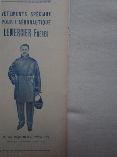 1927 pub lemercier - pub, vetements