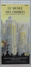 SCHUITEN affiche expo Musee des Ombres 1990 CNBDI Angouleme TTBE