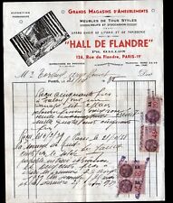 PARIS (XIX°) MEUBLES LITERIE