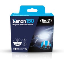 Ring Xenon 150 Performance Headlight - HIR2 (9012) Bulbs (Pair) - +150% Brighter
