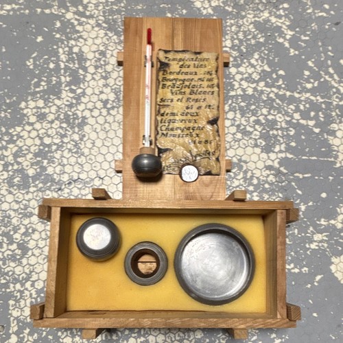 Coffret vin vintage étain - coffret,