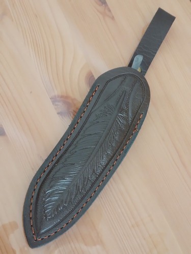 Couteau pliant damas forgé - damas,