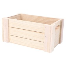  Caisse Rangement Decorative Petite Boite Organisateur Stockage Bureau Bois