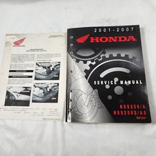 Honda Service Shop Repair Manual Book 2001 - 2007 NSS250 Reflex NSS 250 61KPB06