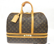 Duties incl. Good LOUIS VUITTON M41444 Monogram Sac Sports Travelling Boston Bag