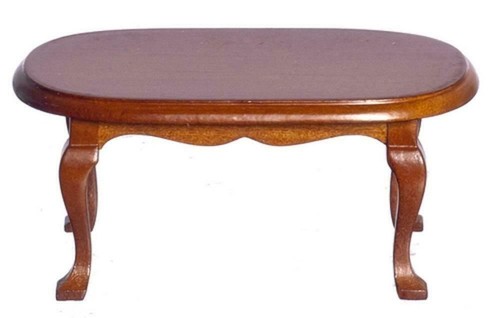 Table basse ovale noyer - ovale,