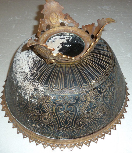 Patinated pattern engraved - patinated,