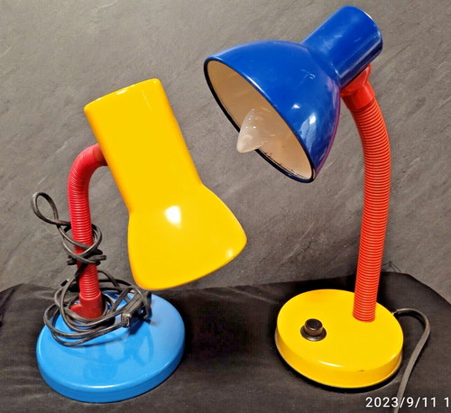 Rare paire lampes bureau - rare,