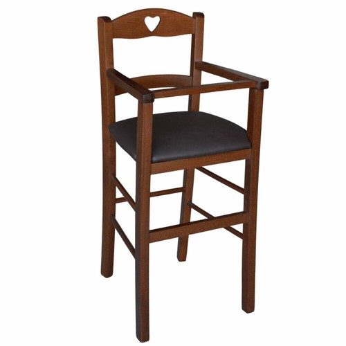 Chaise haute bois noyer - chaise,