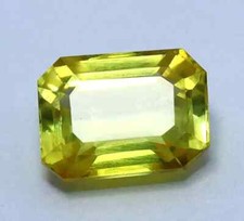 Saphir Jaune Naturel De Ceylan