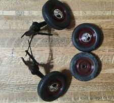 Lot De 4 Roues + Bras De