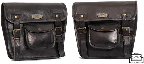 Sacoches pochette cuir noir