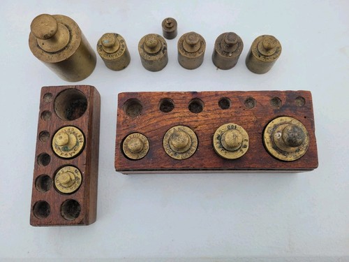 Anciens poids balance en - ,