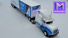 AMERICAN TRUCK N°27 PETERBILT 377 A/E SEMI TRAILER VAN IXO ALTAYA 1/43th