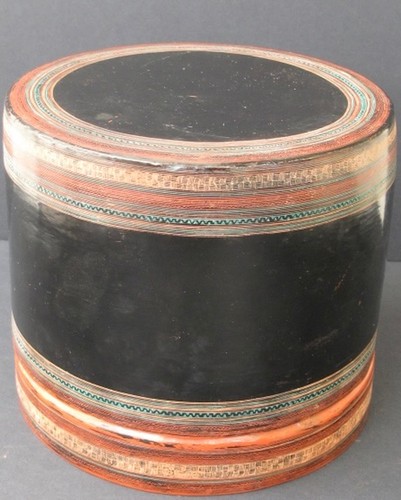 Boite bambou laqué bagan - boite, en