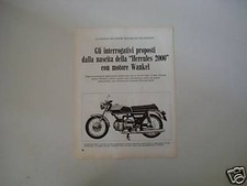 advertising Advertising 1971 MOTO HERCULES 2000