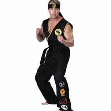The Karate Kid Taekwondo Uniform Cobra Kai Cosplay Karate Costumes Adult/Kids