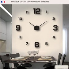Horloge Murale Lumineuse 3D Mode Tendance Décoration Moderne Luxe