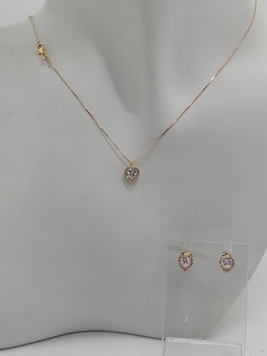 Parure collier boucles - collier,