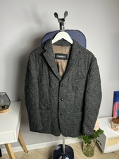 Veste blazer en laine tweed