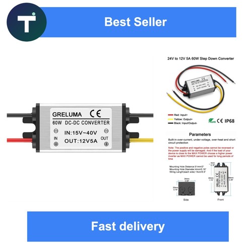Convertisseur abaisseur 24v - abaisseur, dc