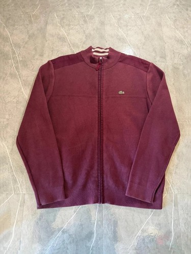 Veste gilet lacoste bordeaux - veste,