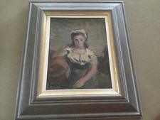 tableau peinture jacques maes peintre belge jeune femme