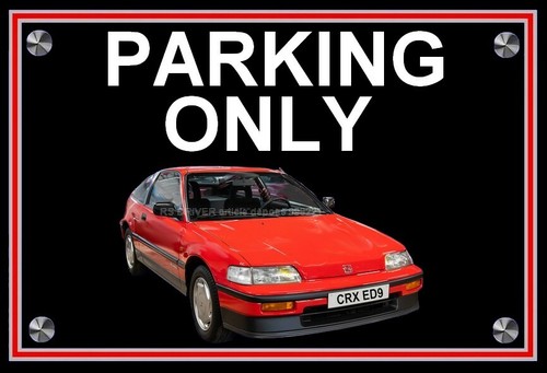 Plaque parking only honda - ",