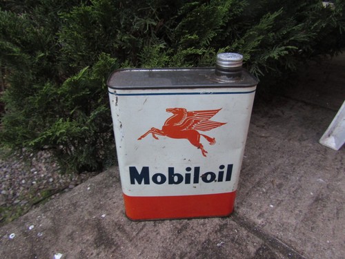 Bidon ancien mobiloil - bidon,