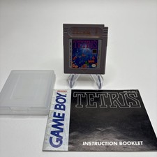 Tetris (Nintendo Game Boy) w/ Manual and Case Tested Works Free Shipping