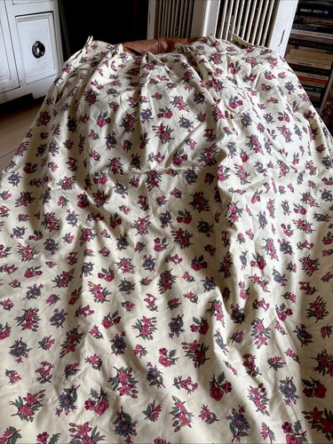 Rideaux anciens vintage fleuri - vintage,