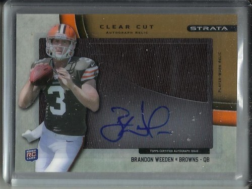 Brandon weeden 2012 topps - weeden,