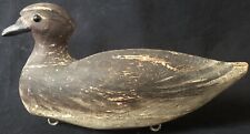 DUCK HUNTING CALLER WOODEN DECOY - GLASS EYES ORIGINAL PAINTING 