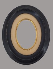 Cadre photo ovale XIXème en