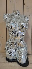 Lampe buste femme mosaique 50cm